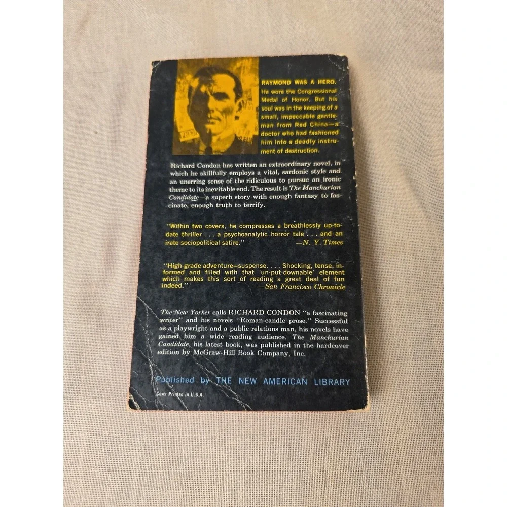 The Mancurian Candidate Paperback  T1826 By Richard Condon